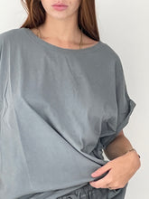 Mamapapa tee shirt medium grey