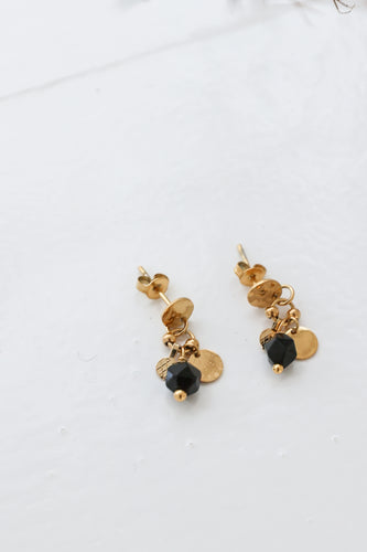 Beads and stones earrings
