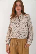 Flower printed shirt