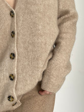 Grethe -  knit beige cardigan