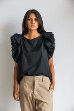 amanda blouse black sleeveless