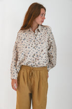 Flower printed shirt