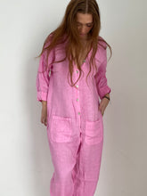 Linen pink jumpsuit