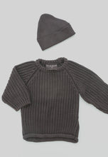 Bonet bonet - Chocolate brown chunky cotton knit