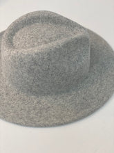 Light grey felt hat