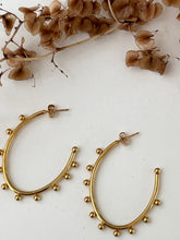 Large Oval hoop earrings