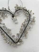 Heart with glass beads
