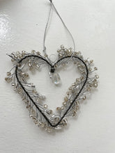 Heart with glass beads