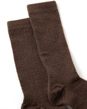 Chocolate socks Pointelle