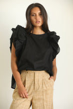 amanda blouse black sleeveless