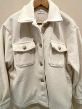 oversize Shirt jacket off white