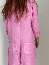 Linen pink jumpsuit