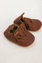 Mouflette leather bambi brown shoes