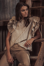 mamapapa - amanda sleeveless stripe blouse