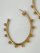 Large Oval hoop earrings