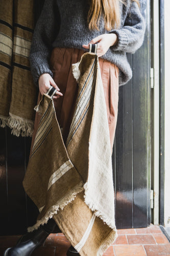 Libeco - Linen camel face towel